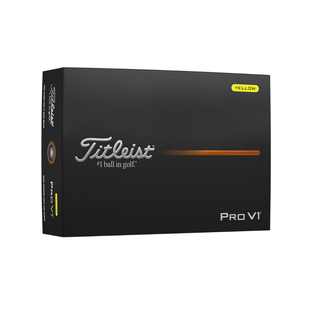 Titleist Pro V1 Golf Balls 2025 (Yellow)