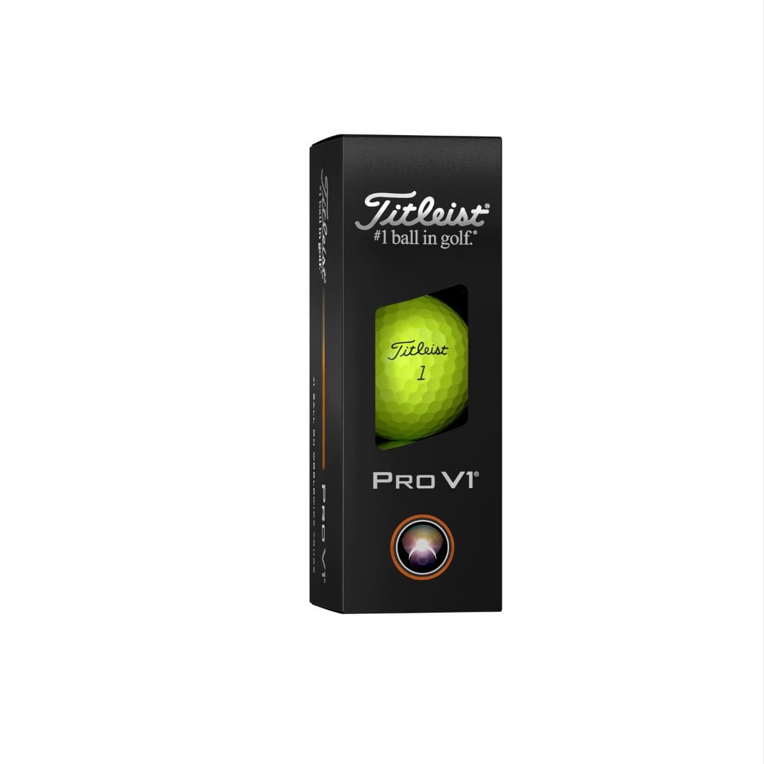 Titleist Pro V1 Golf Balls 2025 (Yellow)