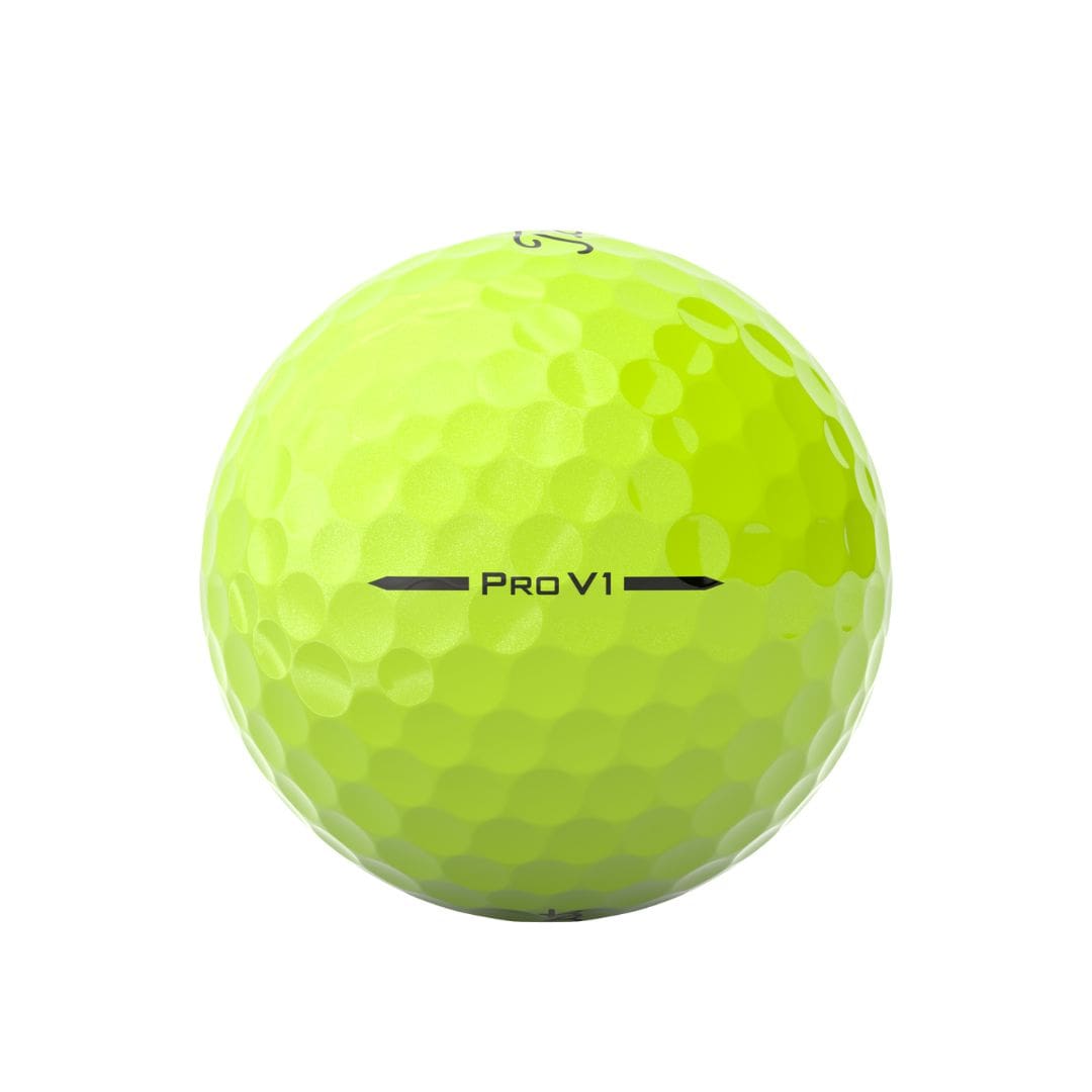 Titleist Pro V1 Golf Balls 2025 (Yellow)