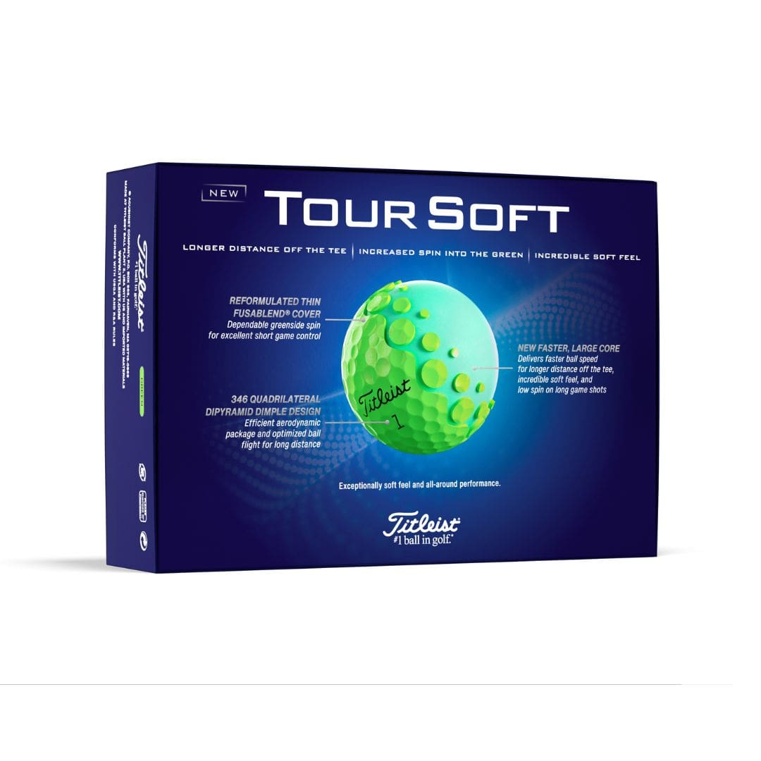 Titleist Tour Soft Golf Balls (Green)
