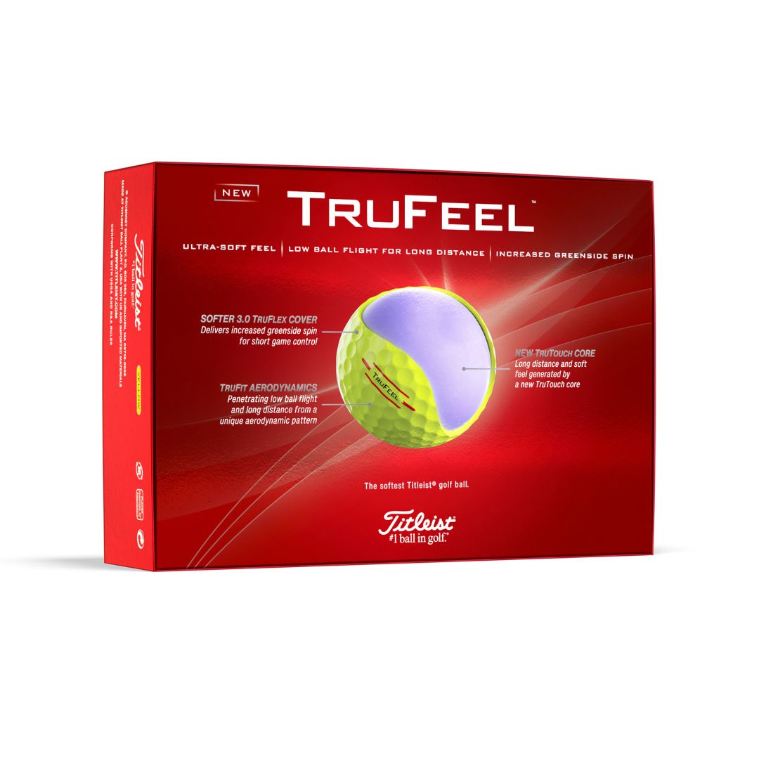 Titleist TruFeel Golf Balls (Yellow)