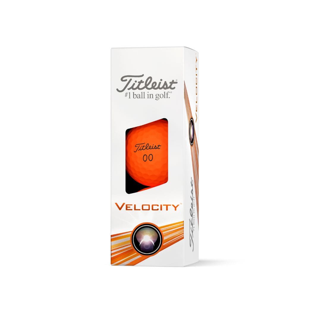 Titleist Velocity Golf Balls (Matte Orange)