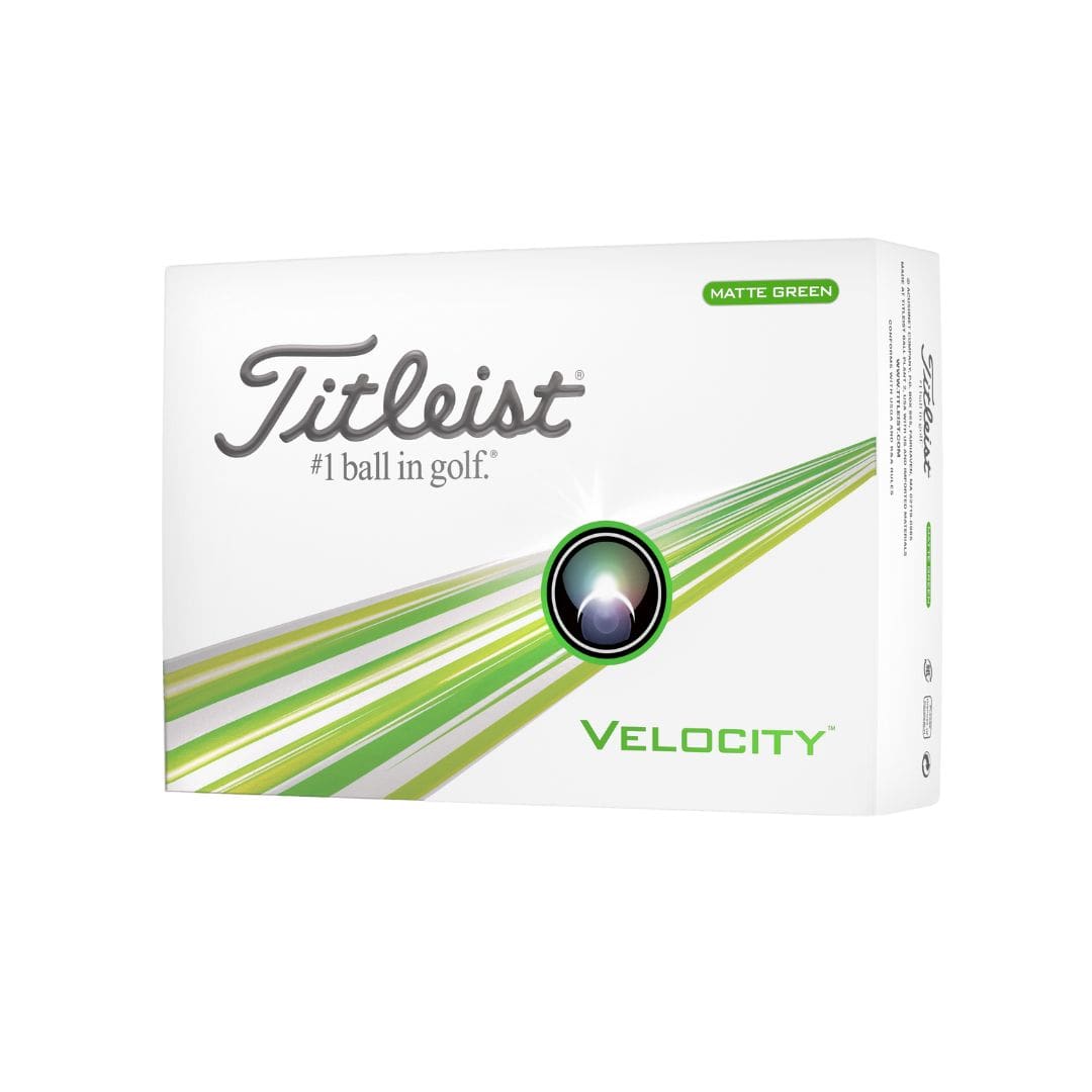 Titleist Velocity Golf Balls (Matte Green)