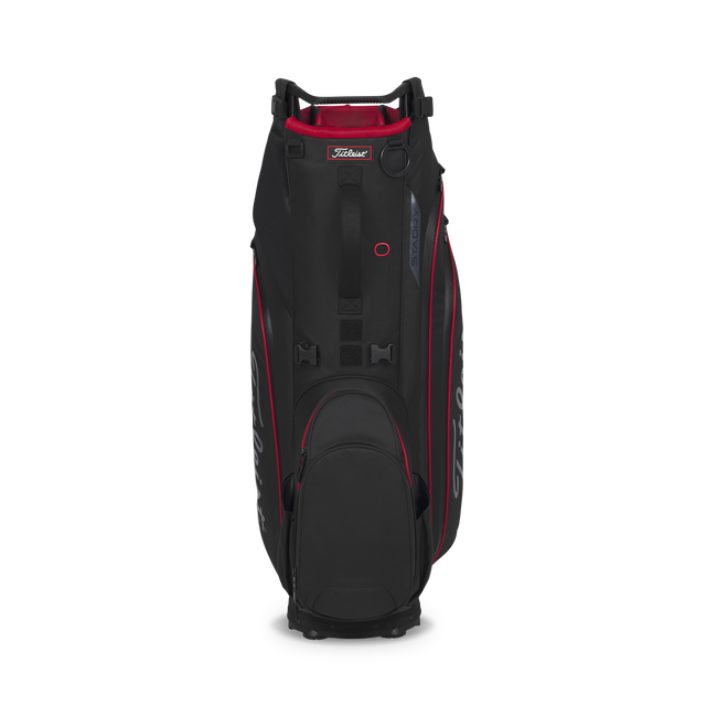 Titleist Hybrid 14 StaDry Stand Bag - Black & Red