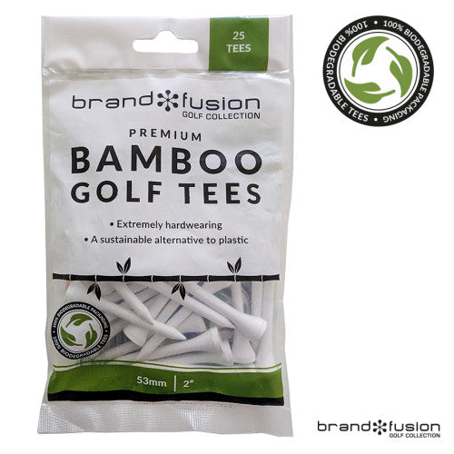Brand Fusion Bamboo Tees 53mm Small Pack