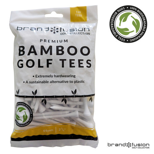 Brand Fusion 69mm Bamboo Tees Large Pack