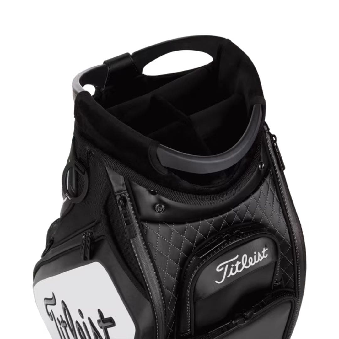 Titleist Tour Series Tour Staff Bag (Black & White)