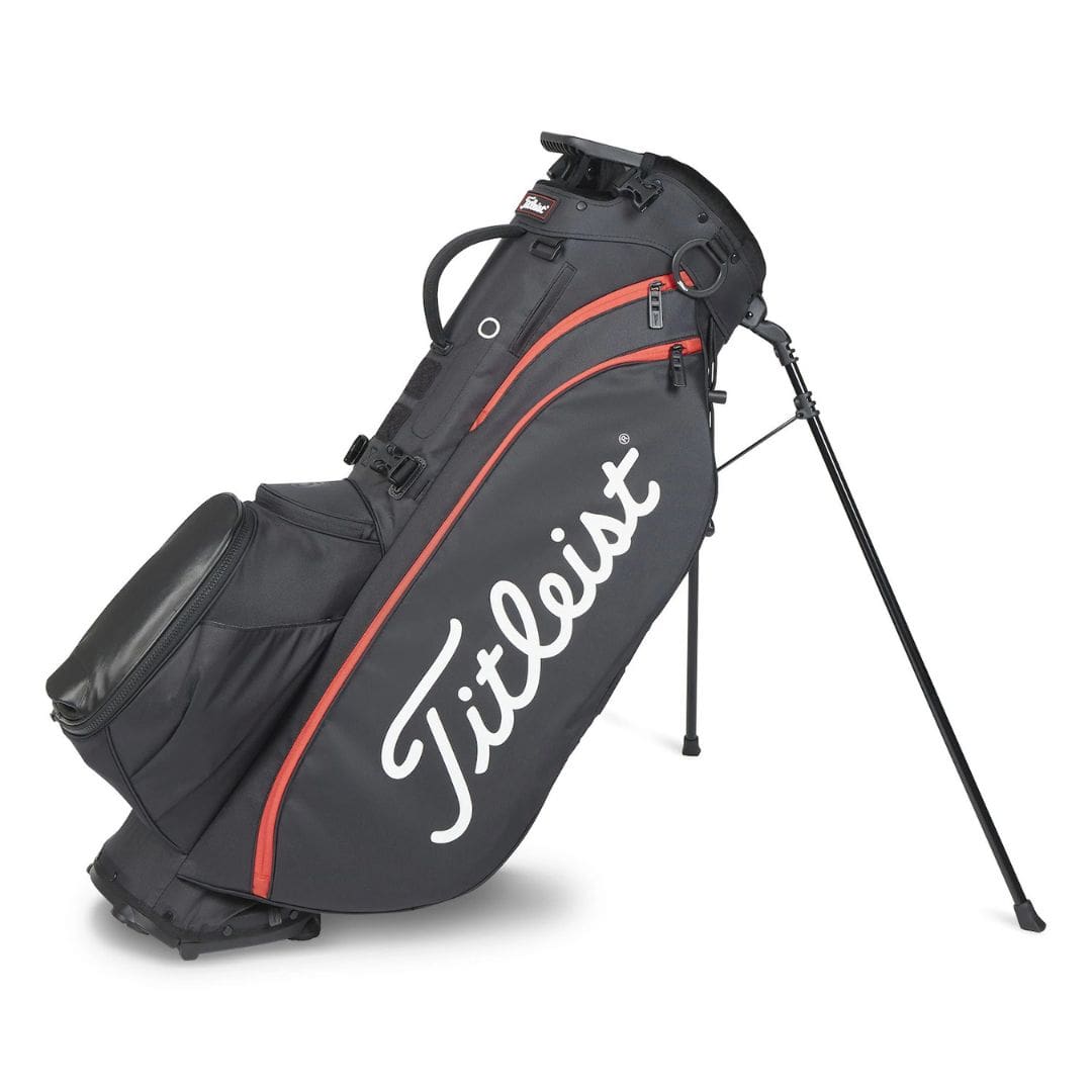Titleist Players 5 Golf Stand Bag (Black, Black & Red)