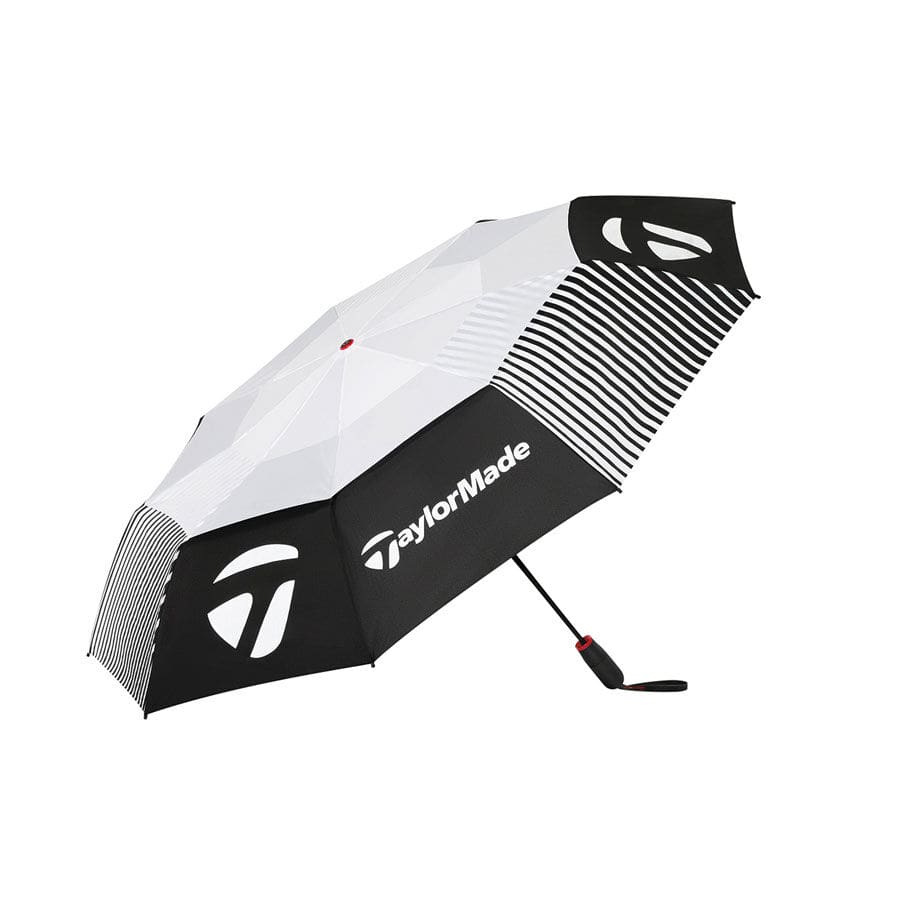 TaylorMade Compact Auto Umbrella 54" (White & Black)