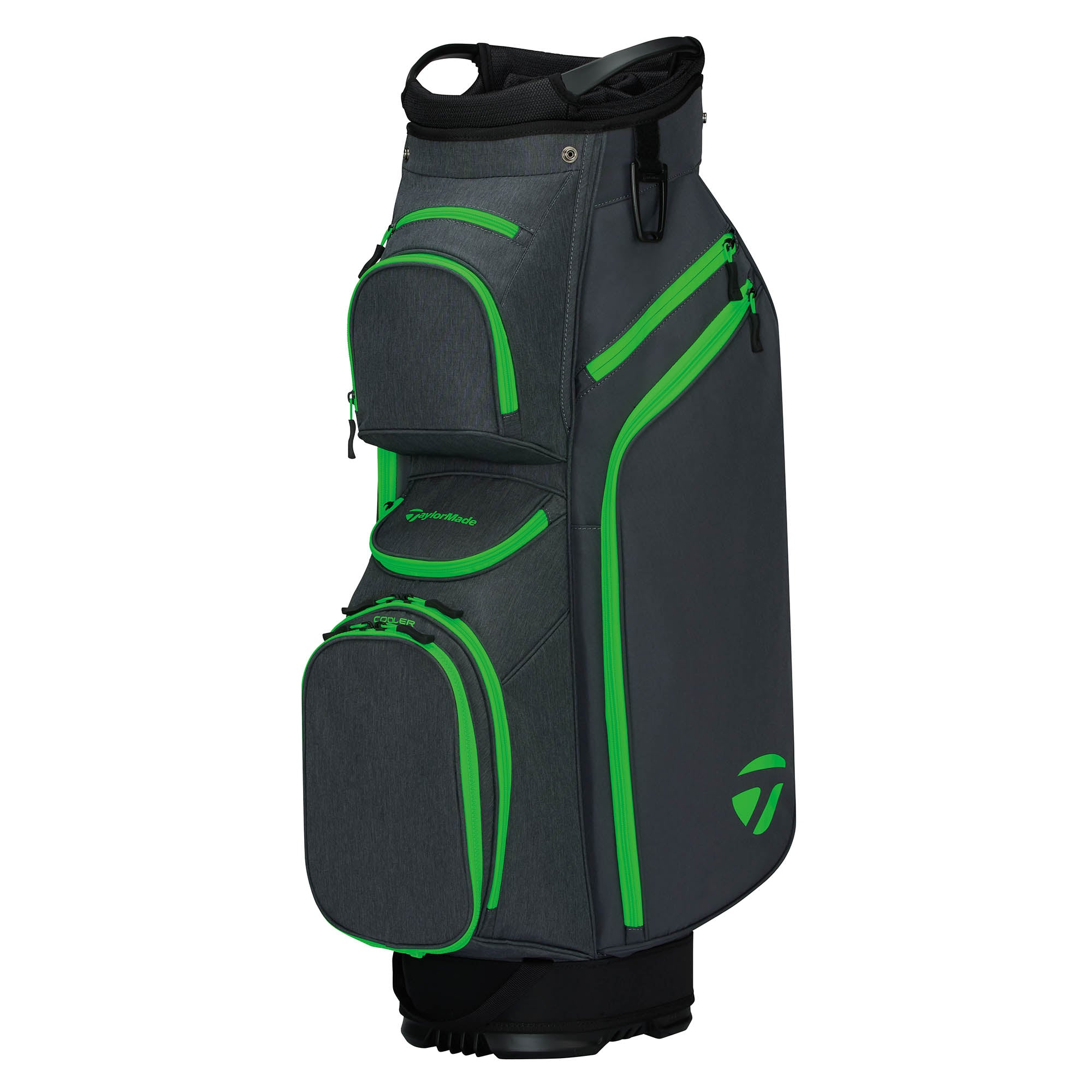 TaylorMade Cart Lite Golf Cart Bag - Grey & Neon Green
