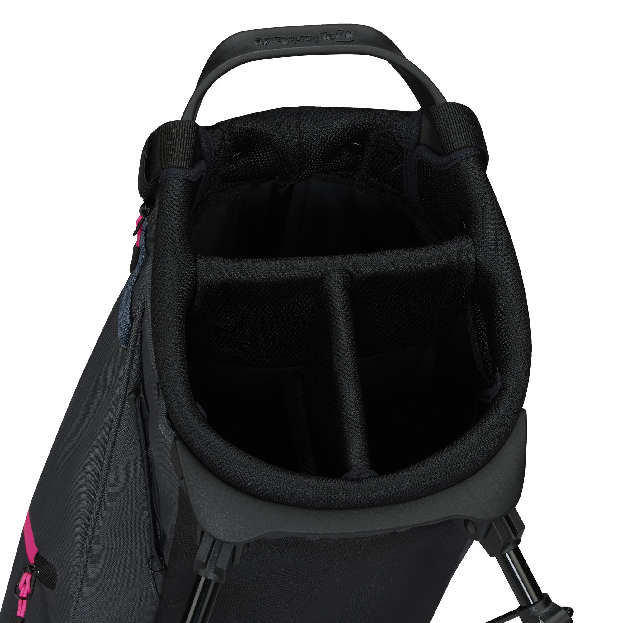 Taylormade Flextech Carry Golf Stand Bag - Grey & Neon Pink