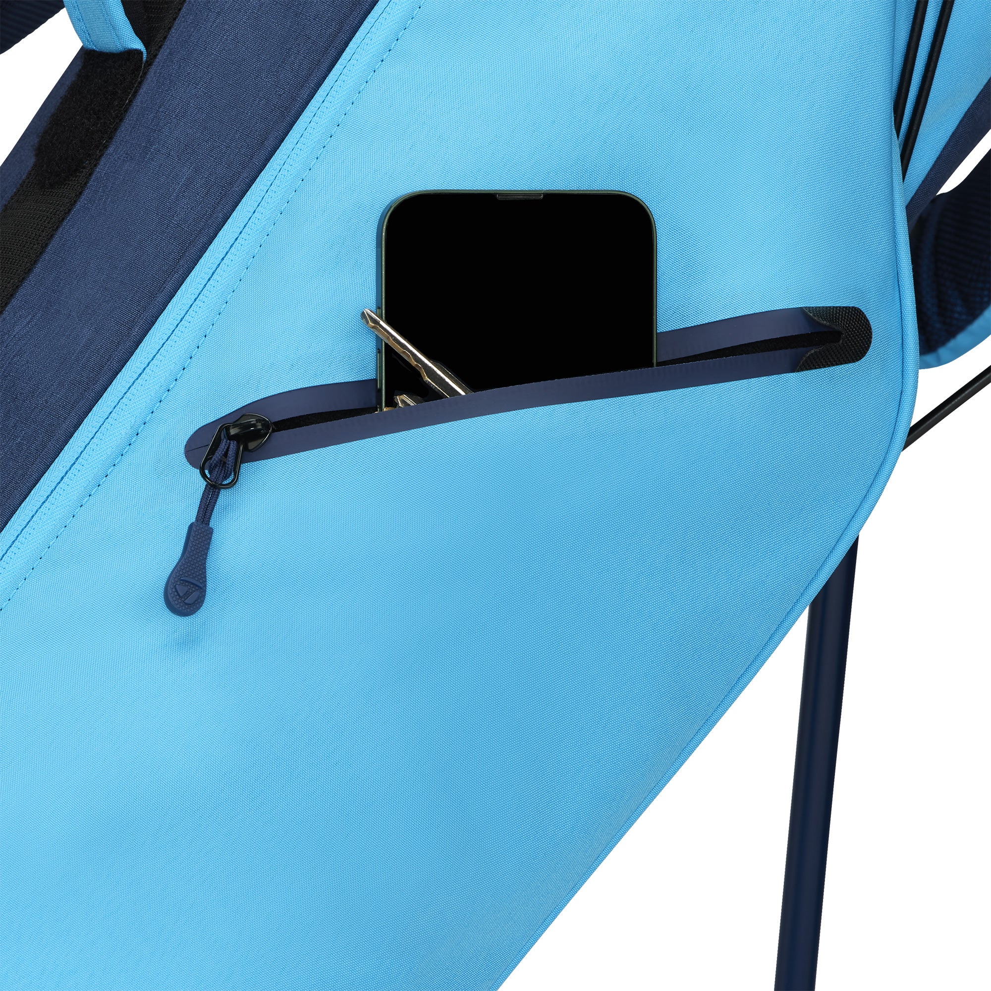 TaylorMade Flextech Carry Golf Stand Bag - Cyan & Navy