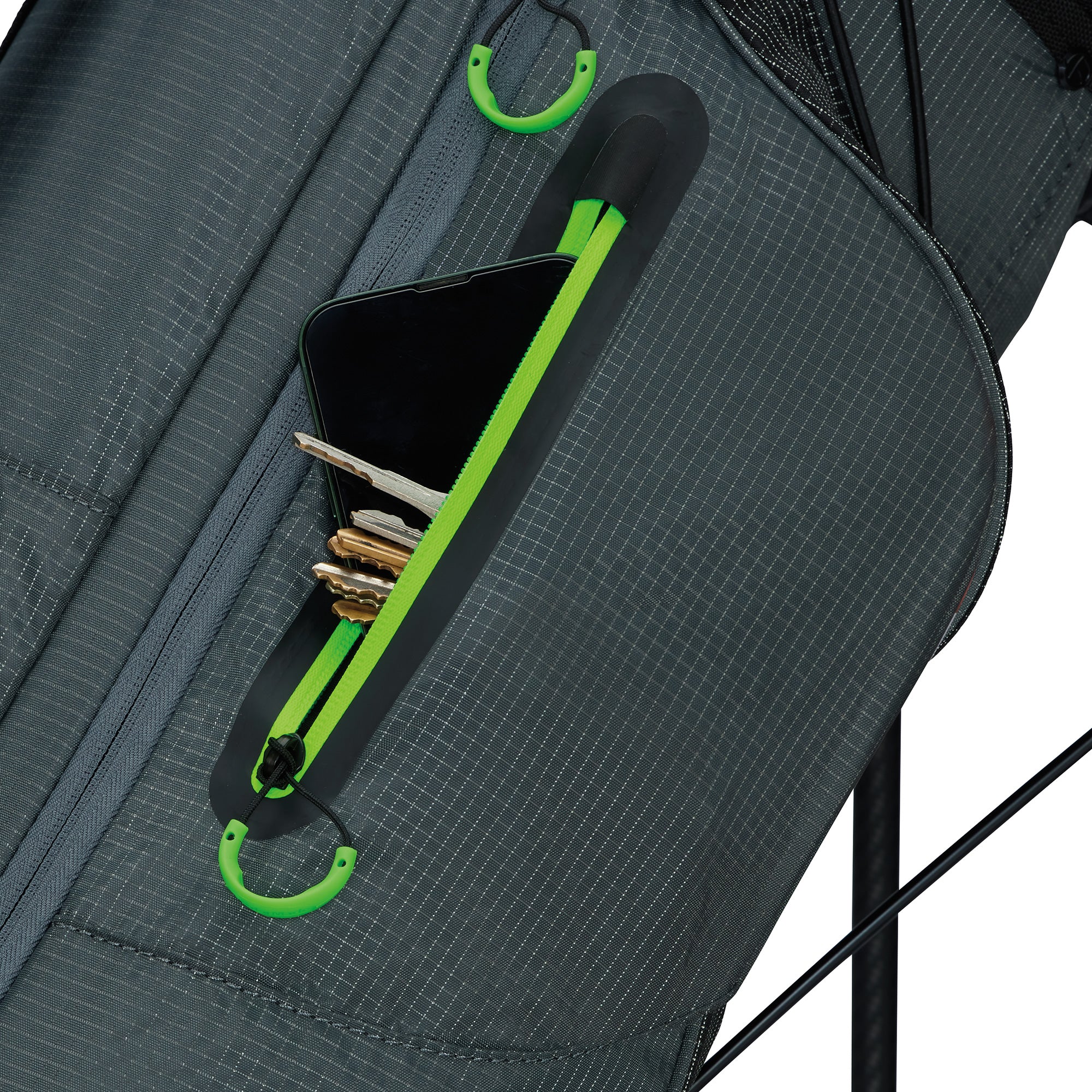 Taylormade Flextech SuperLite Golf Stand Bag - Grey & Neon Green