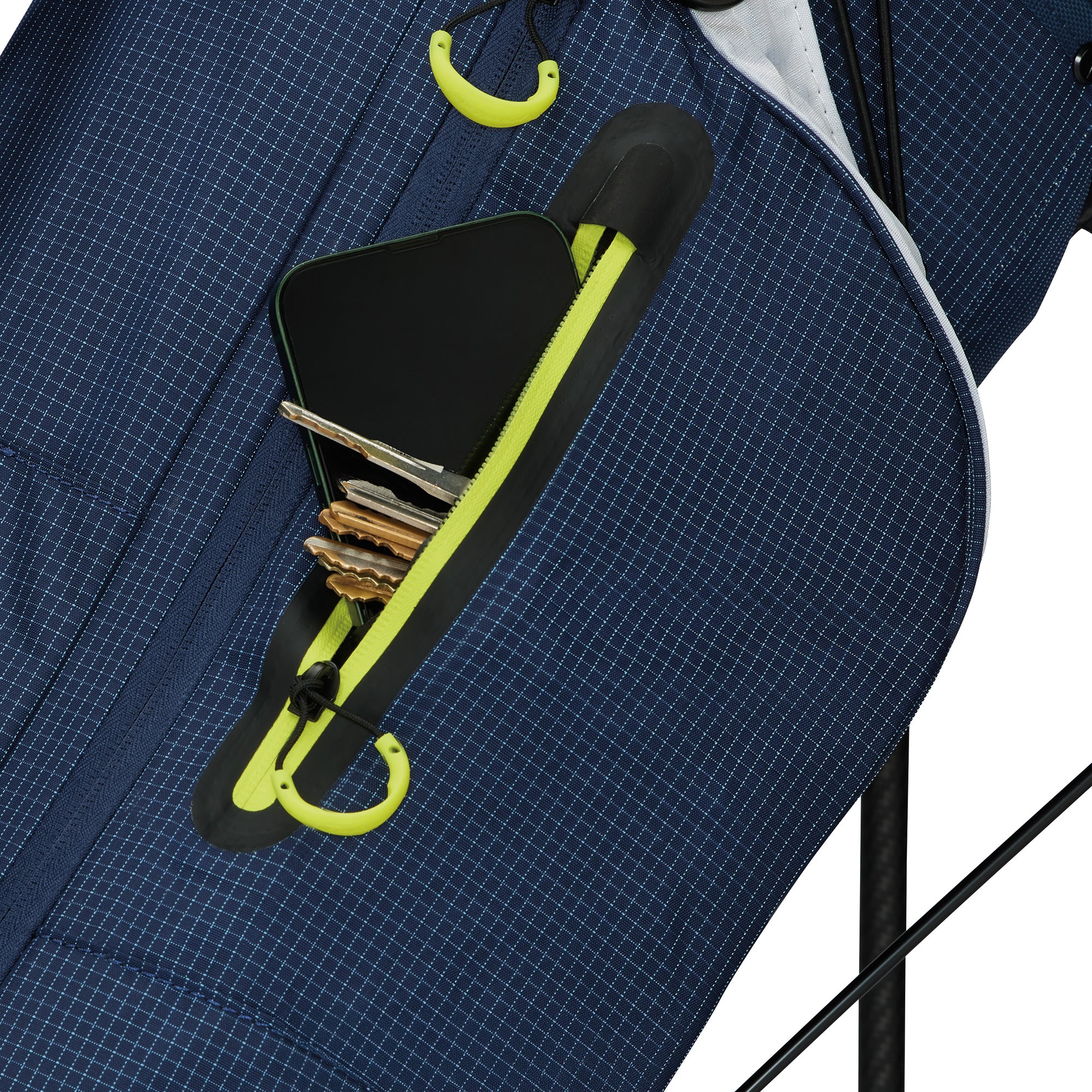 Taylormade Flextech SuperLite Golf Stand Bag - Navy, White & Neon Lime