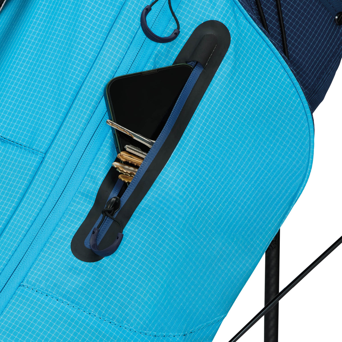 TaylorMade Flextech SuperLite Golf Stand Bag - Cyan & Navy