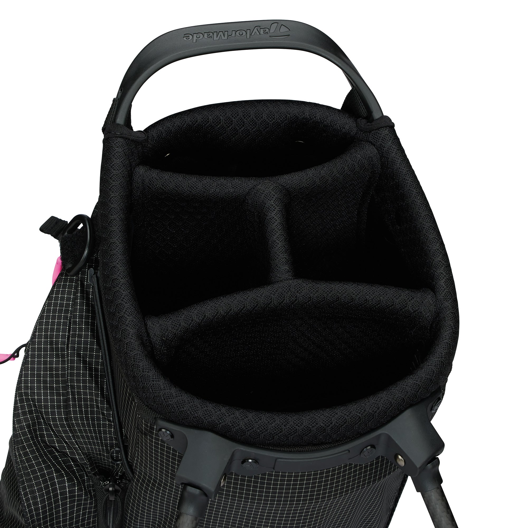 Taylormade Flextech SuperLite Golf Stand Bag - Black & Neon Pink