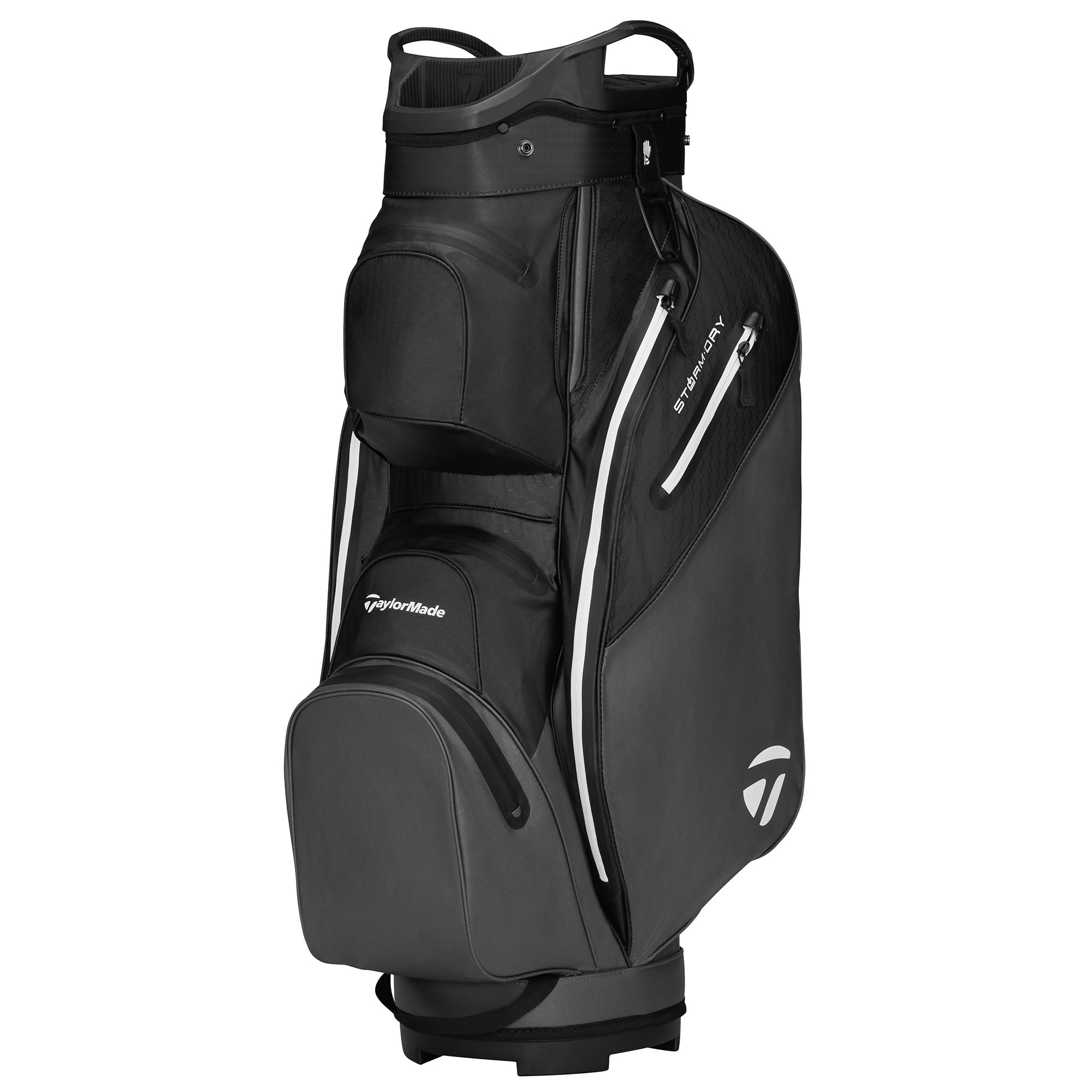 TaylorMade StormDry Waterproof Golf Cart Bag - Grey & Black