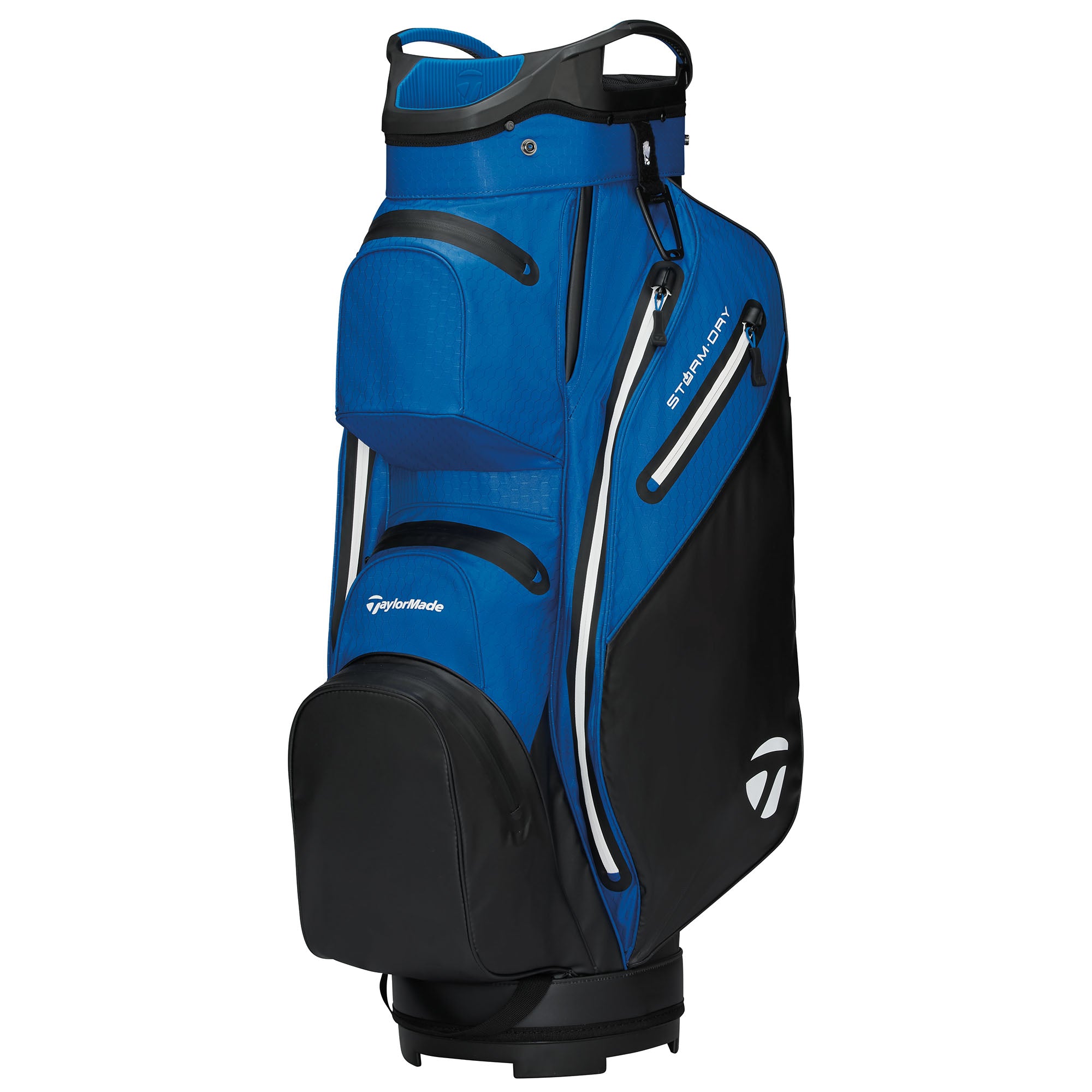 TaylorMade StormDry Waterproof Golf Cart Bag - Black & Blue