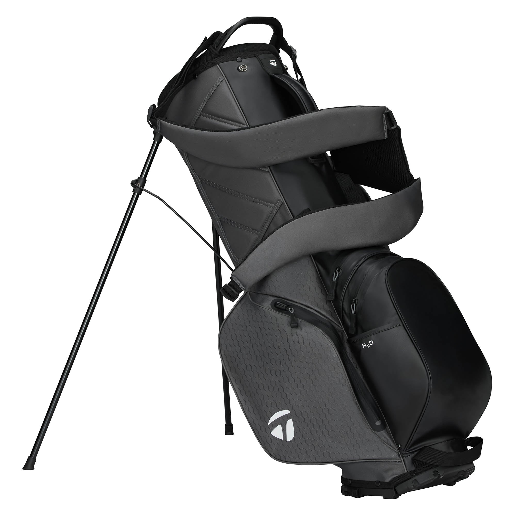 TaylorMade StormDry Waterproof Golf Stand Bag - Grey & Black