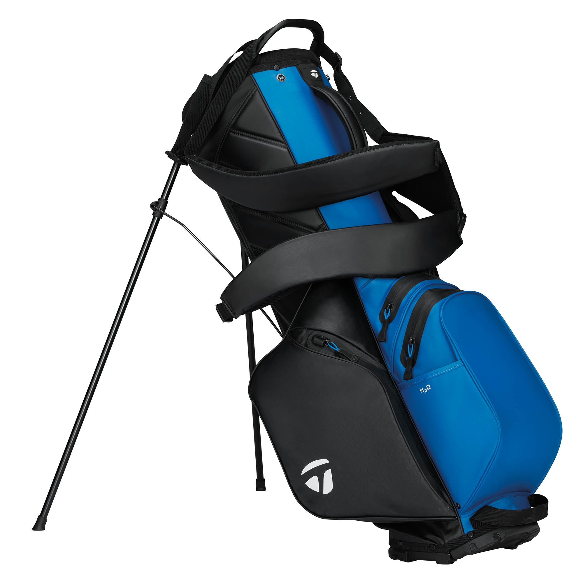 TaylorMade StormDry Waterproof Golf Stand Bag - Black & Blue