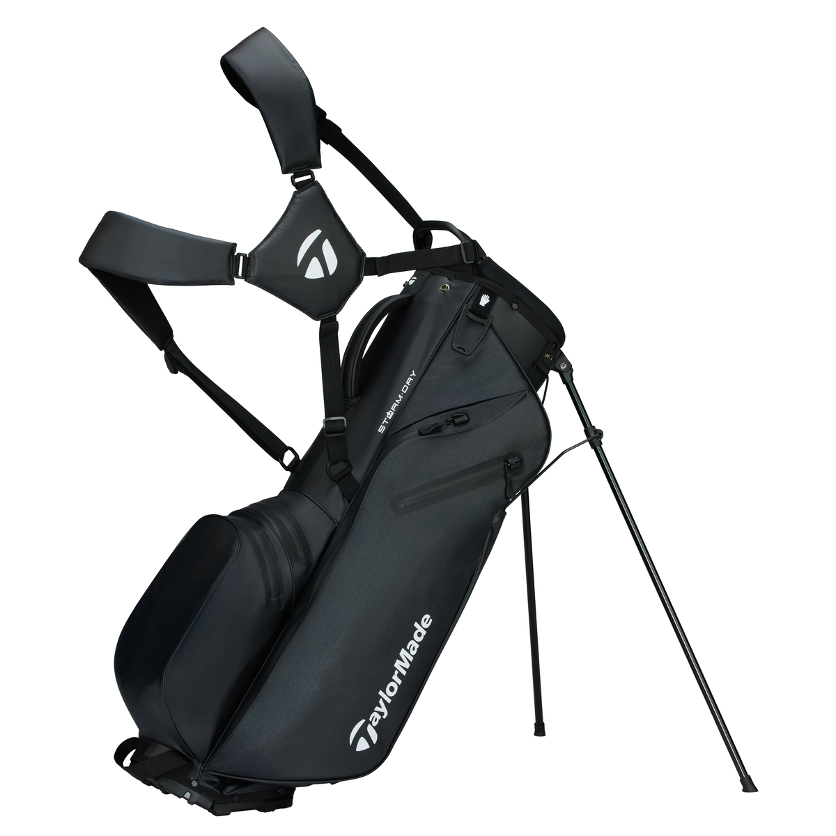 TaylorMade StormDry Waterproof Golf Stand Bag - Black