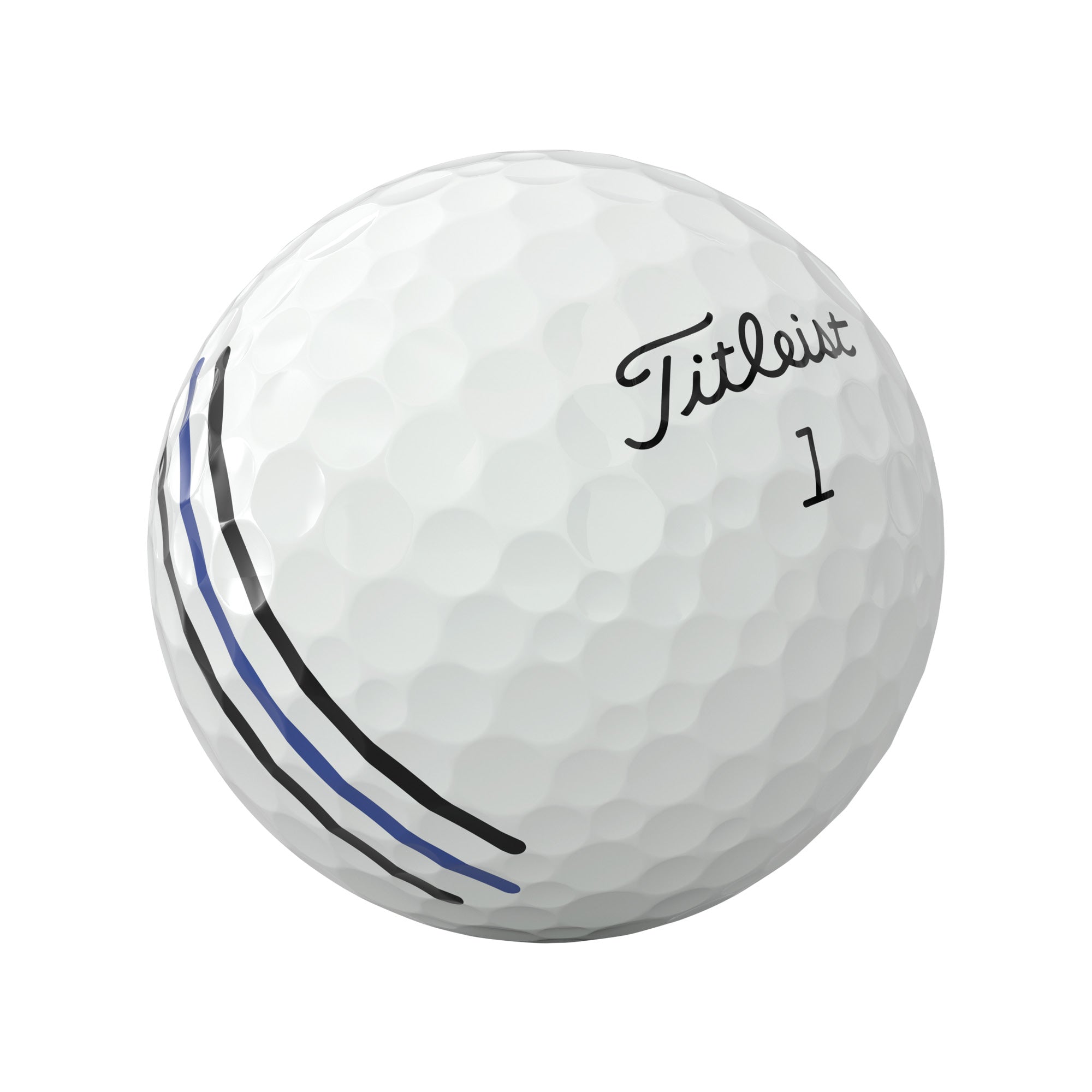 Titleist Tour Soft AIM Golf Balls 2026 - White with Blue Line