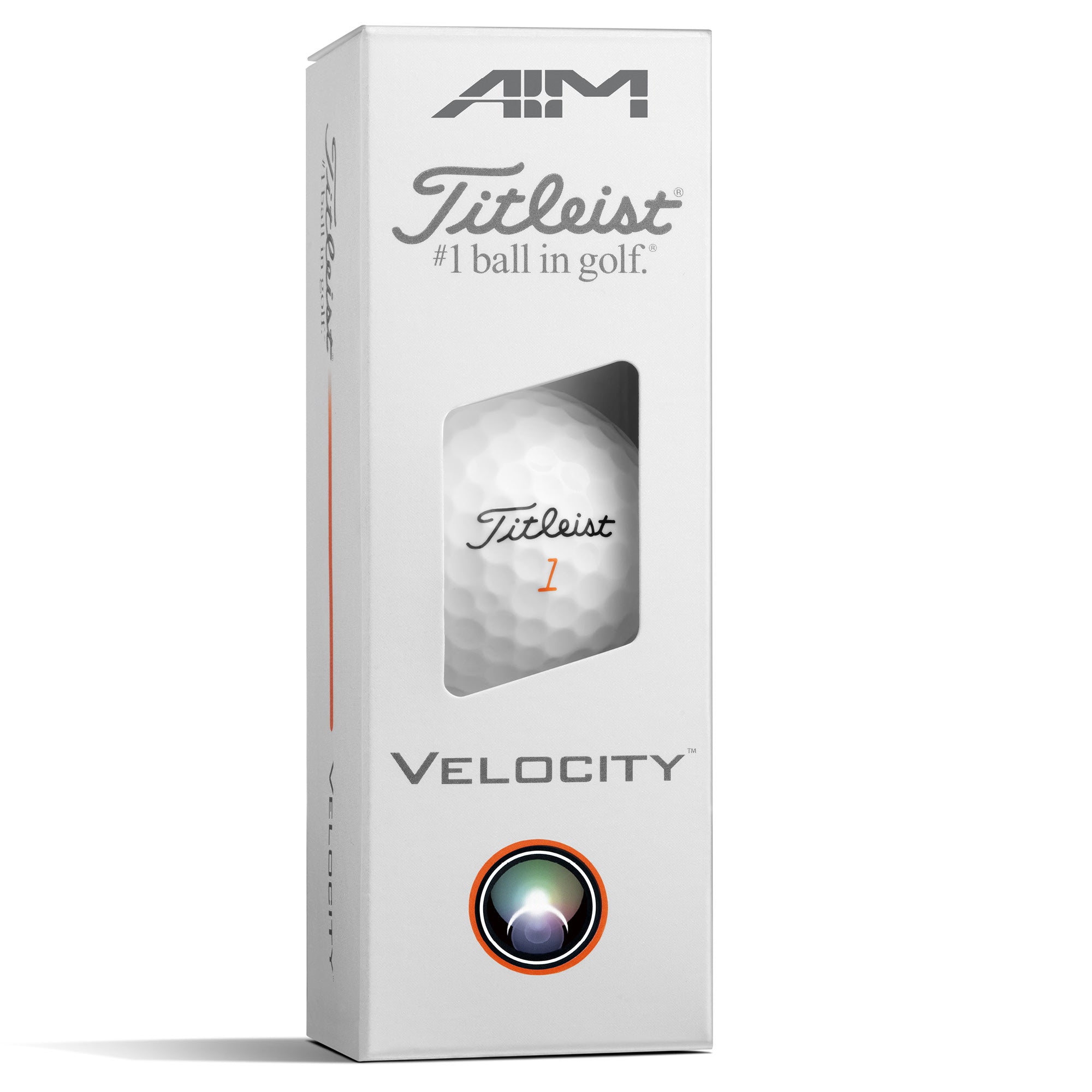 Titleist Velocity AIM Golf Balls 2026 - White
