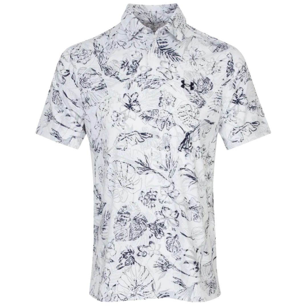 Under Armour Playoff 3.0 Printed Floral Golf Polo