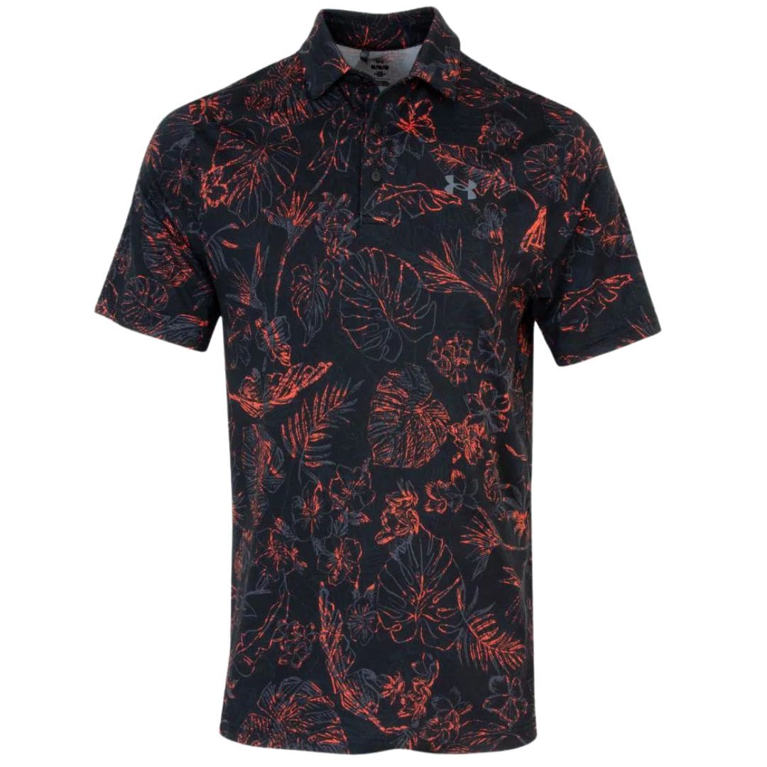 Under Armour Playoff 3.0 Printed Floral Golf Polo