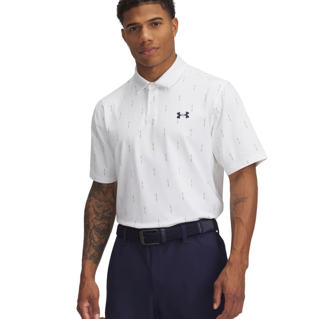 Under Armour Tee To Green Printed Golf Polo
