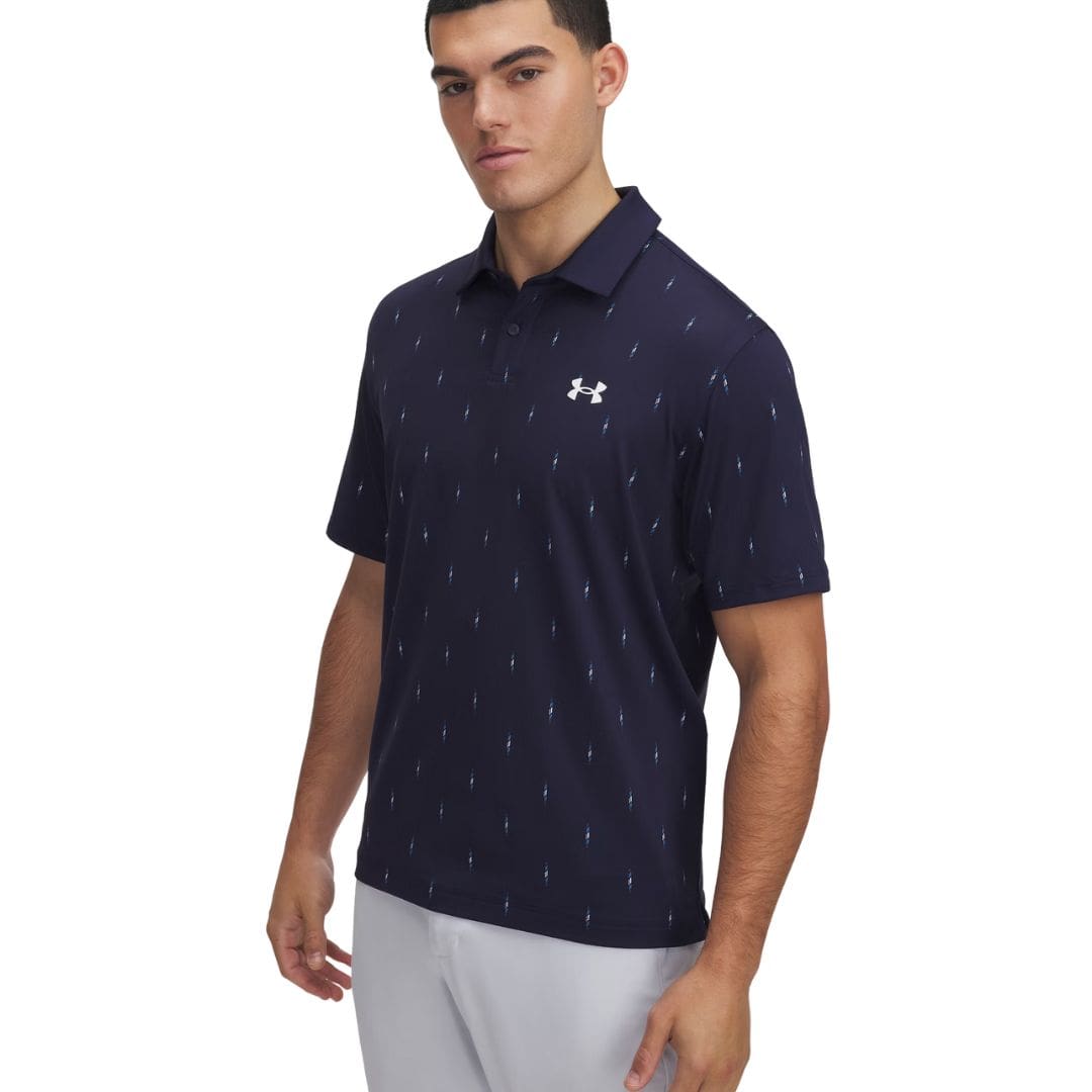 Under Armour Tee To Green Printed Golf Polo
