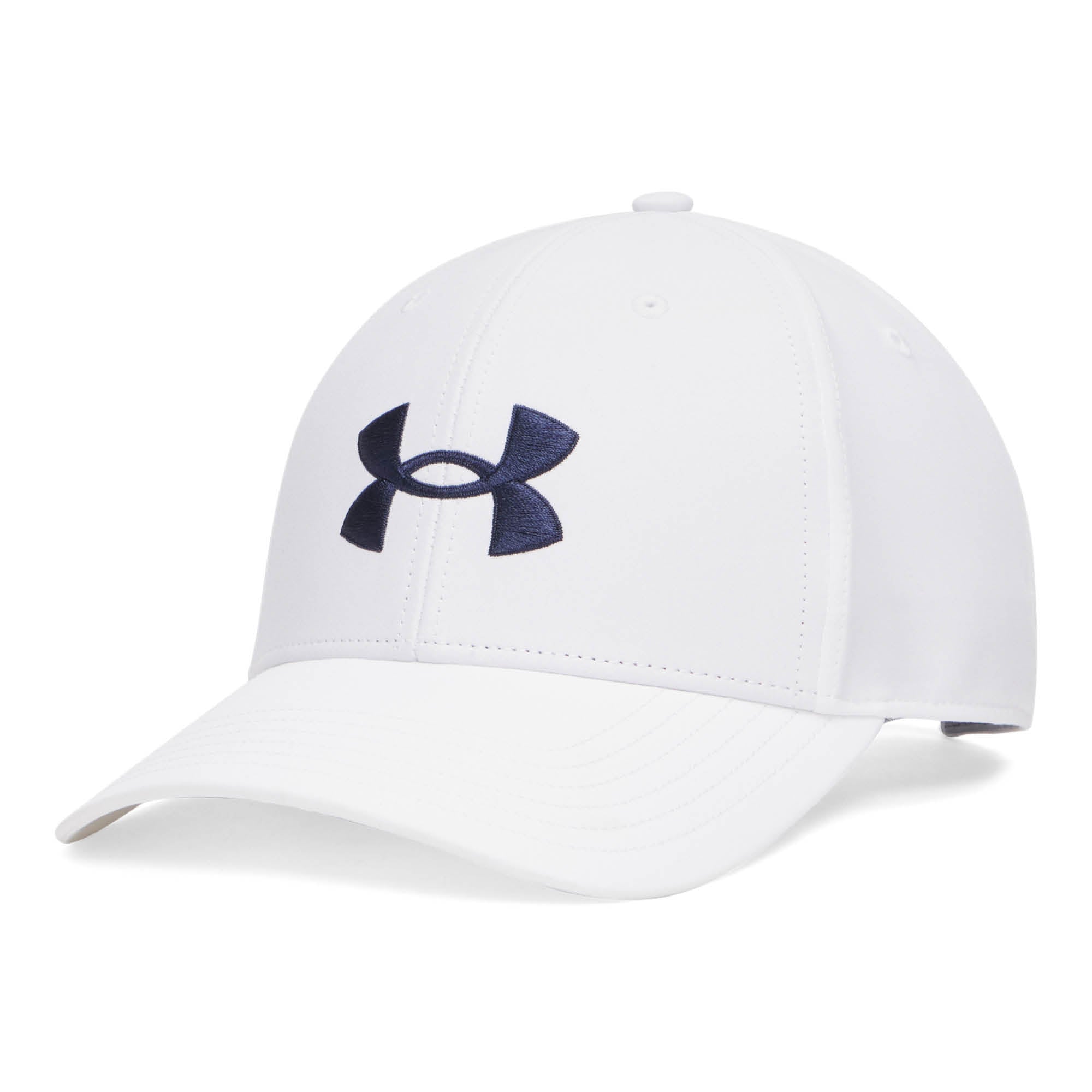 Under Armour Golf96 Golf Cap - White & Midnight Navy