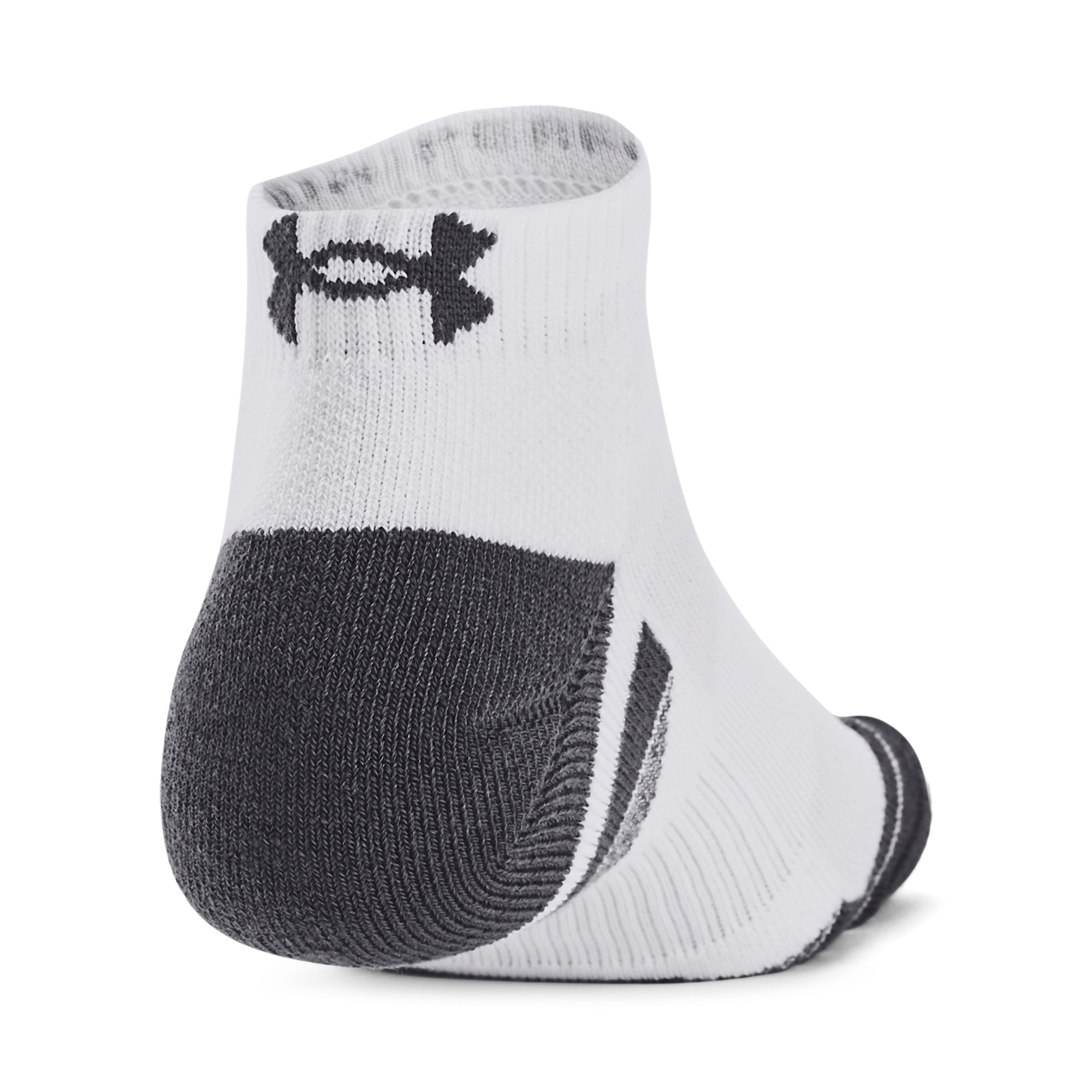 Under Armour Performance Tech Low Cut Socks 3-Pack - White - Size 7.5-12