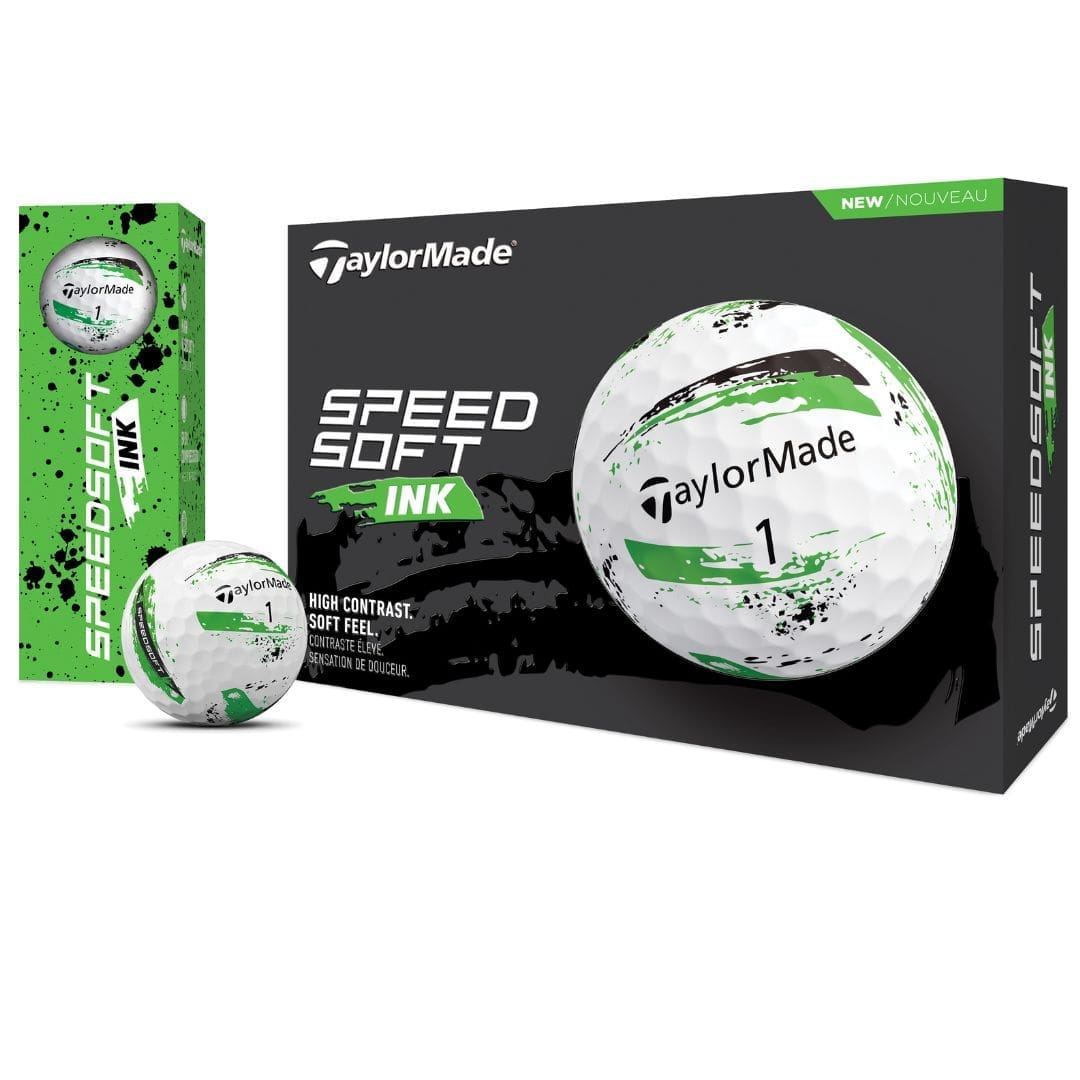 Taylormade SpeedSoft Golf Balls Ink Green