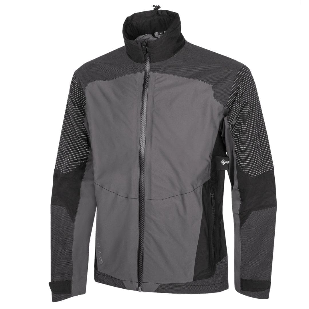 Galvin Green Alister Waterproof Golf Jacket (Forged Iron & Black)
