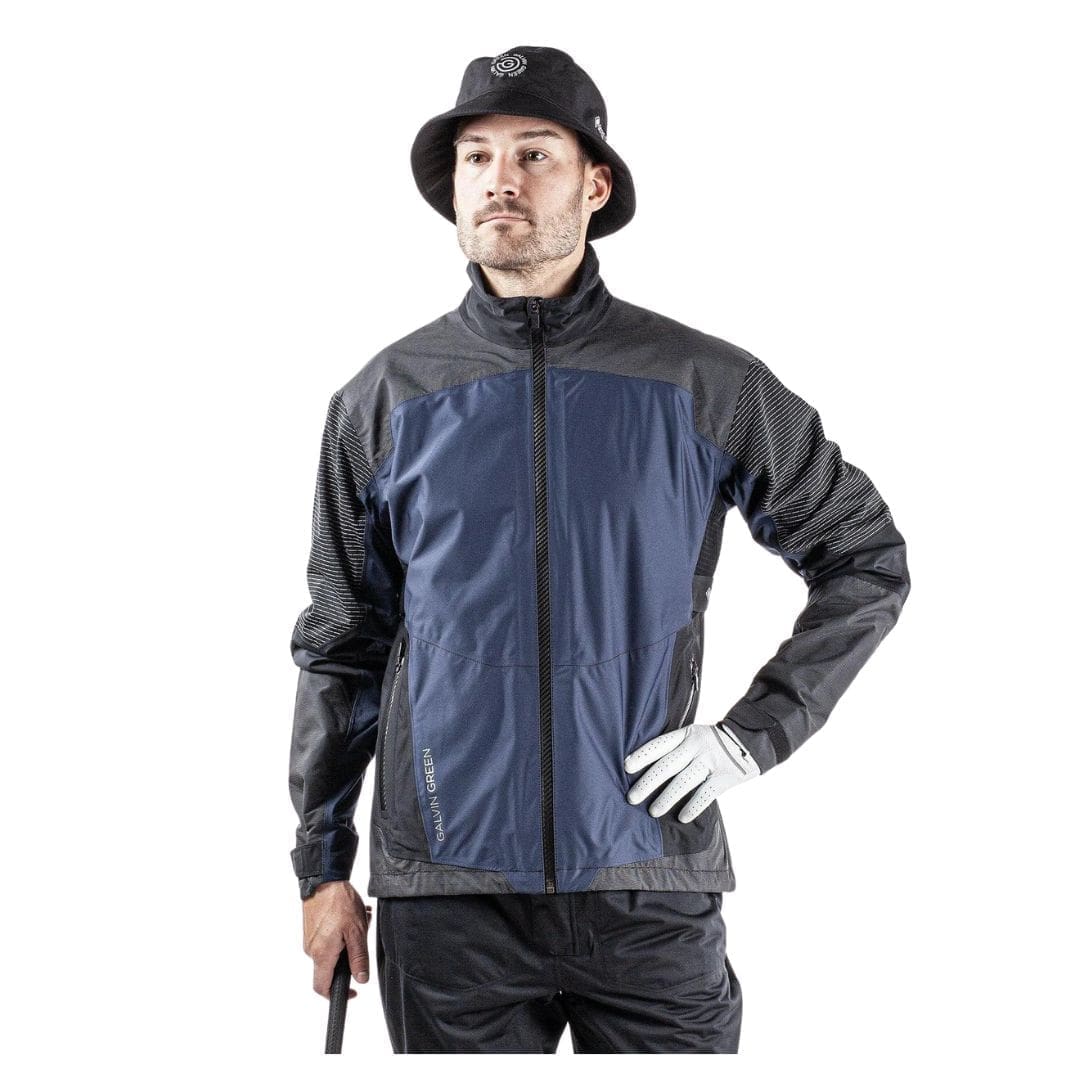 Galvin Green Alister Waterproof Golf Jacket (Navy & Black)