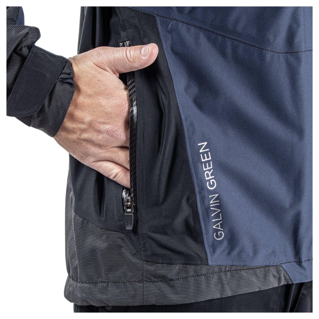 Galvin Green Alister Waterproof Golf Jacket (Navy & Black)