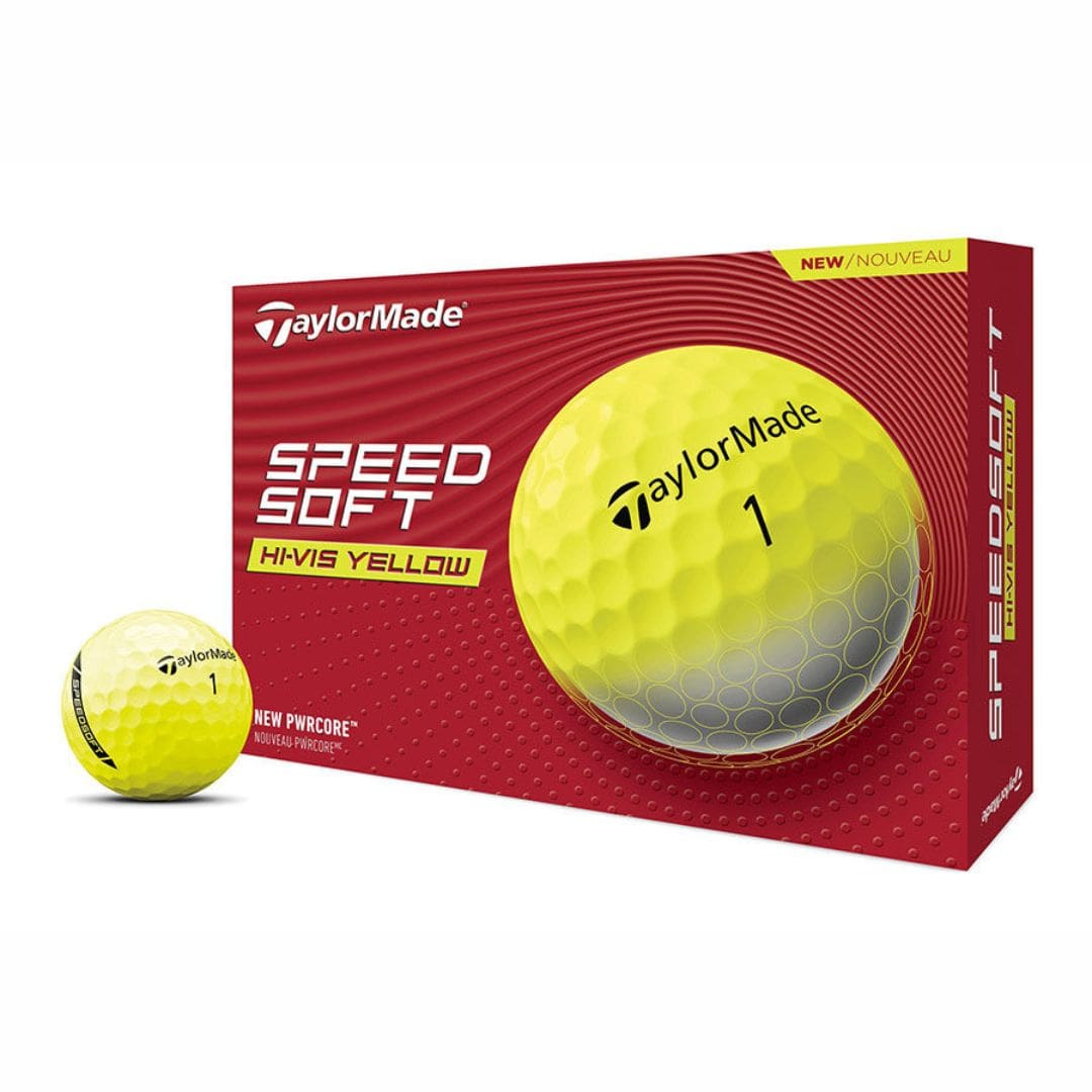 Taylormade Speedsoft Golf Balls (Yellow)