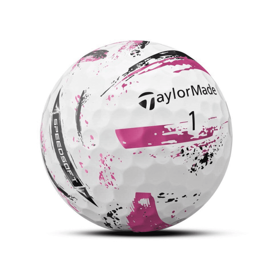 Taylormade SpeedSoft Golf Balls Ink (Pink)