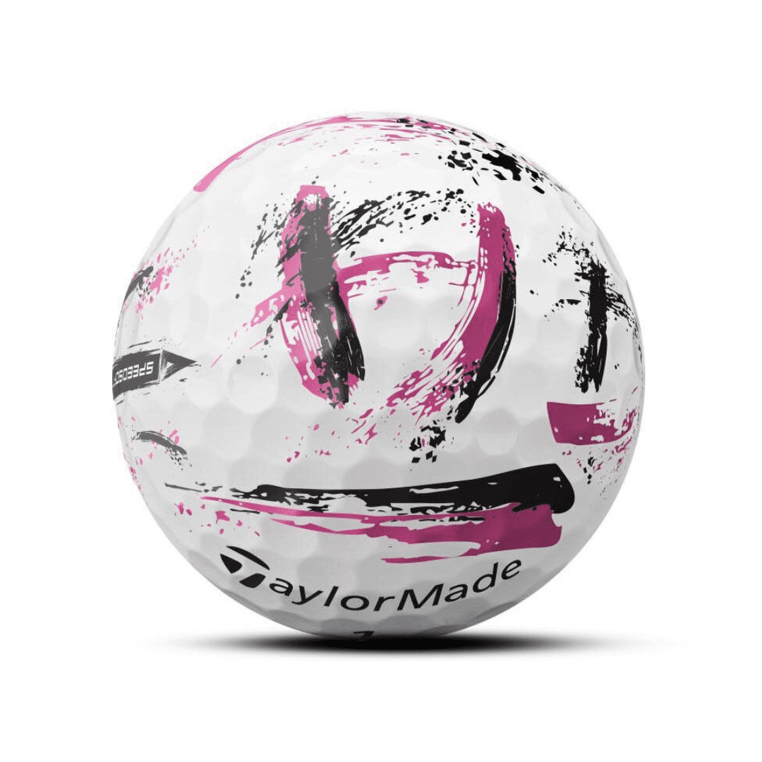 Taylormade SpeedSoft Golf Balls Ink (Pink)