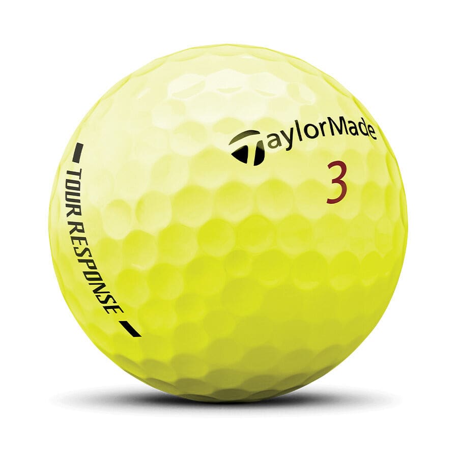 Taylormade Tour Response Golf Balls 2025 (Yellow)