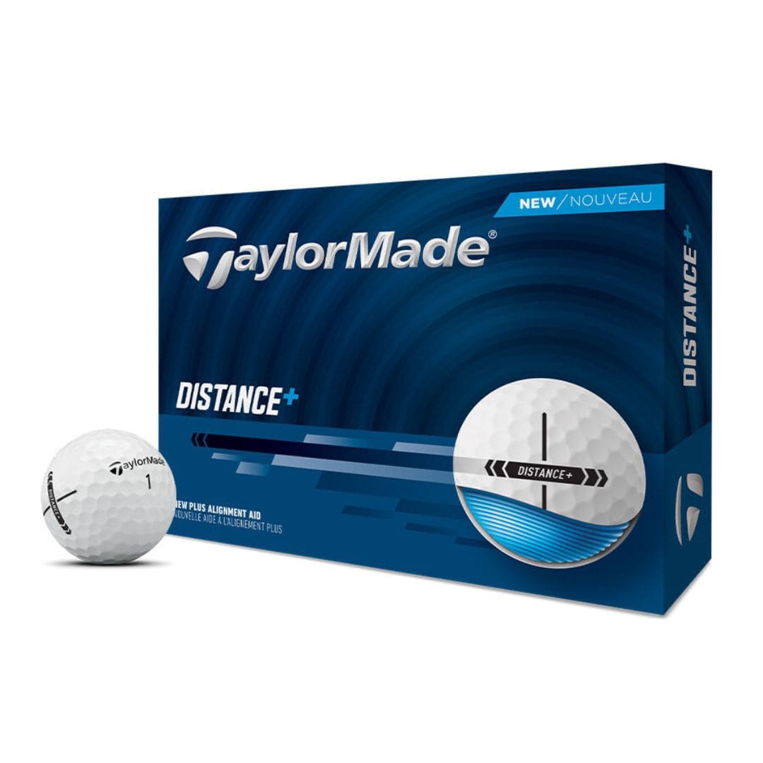 Taylormade Distance+ Golf Balls 2025 (White)