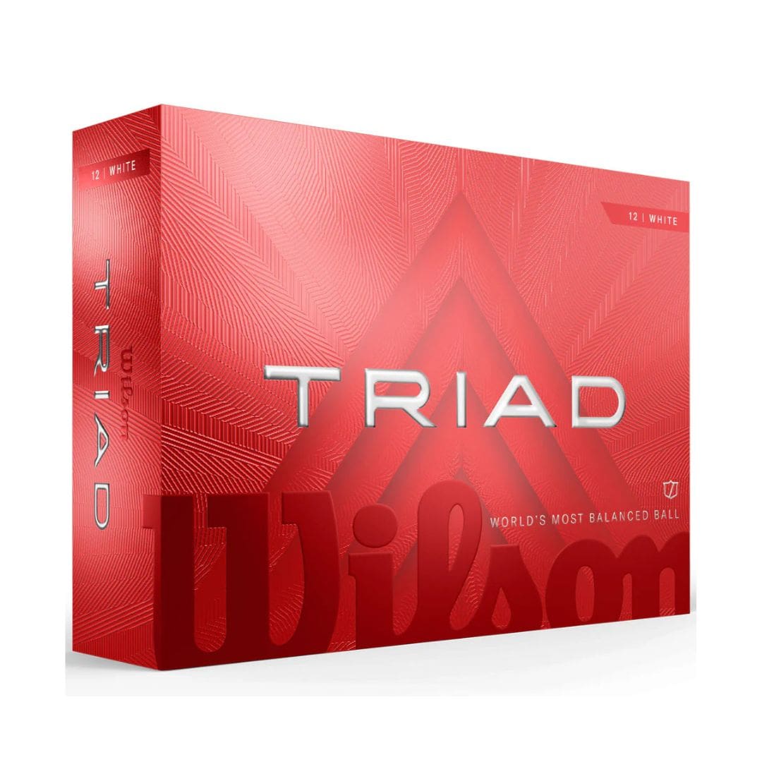 Wilson Triad Golf Balls (White)