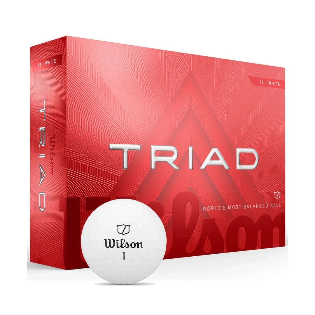 Wilson Triad Golf Balls (White)