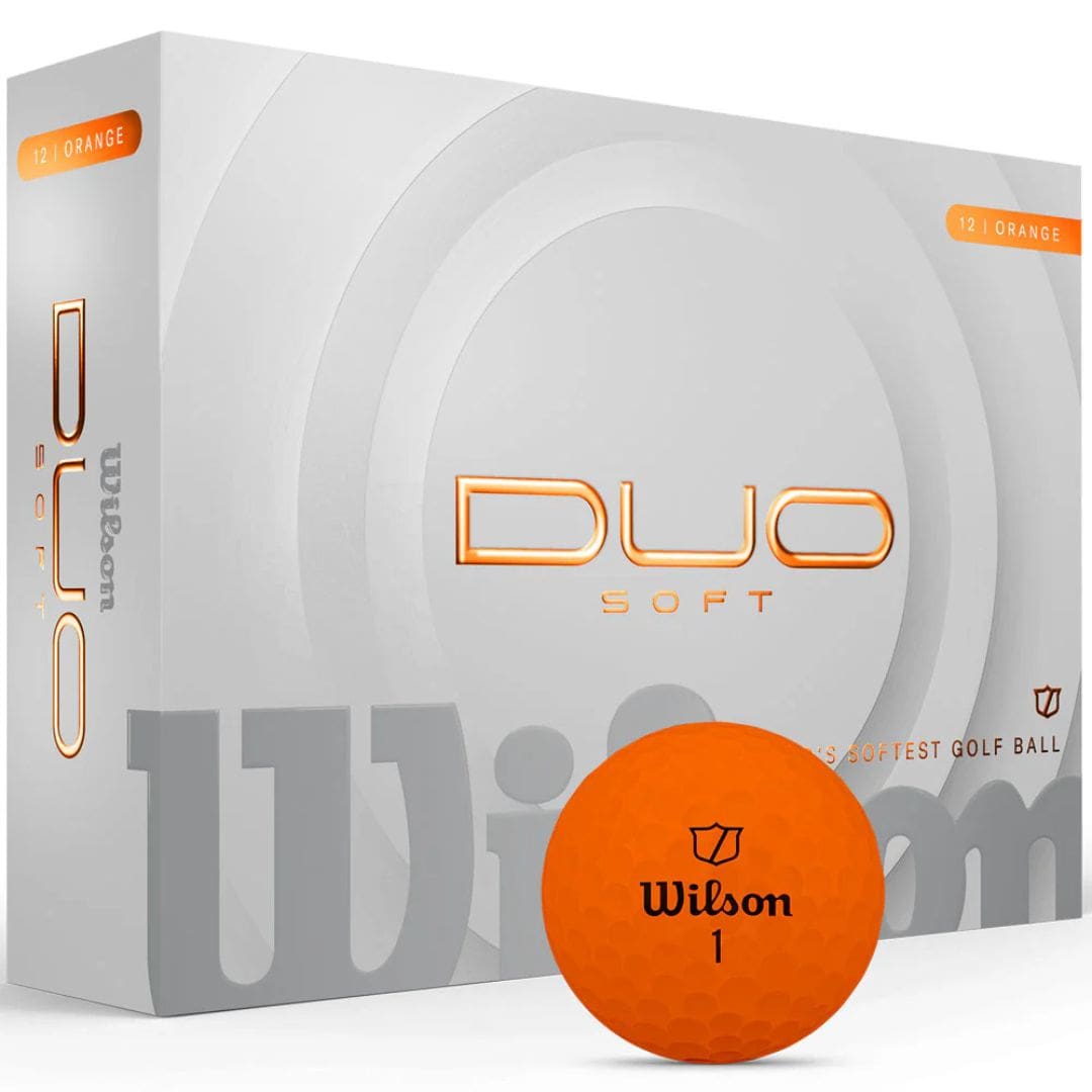 Wilson Duo Soft Golf Balls (Orange)