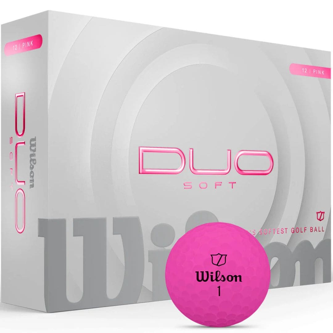 Wilson Duo Soft Golf Balls (Pink)