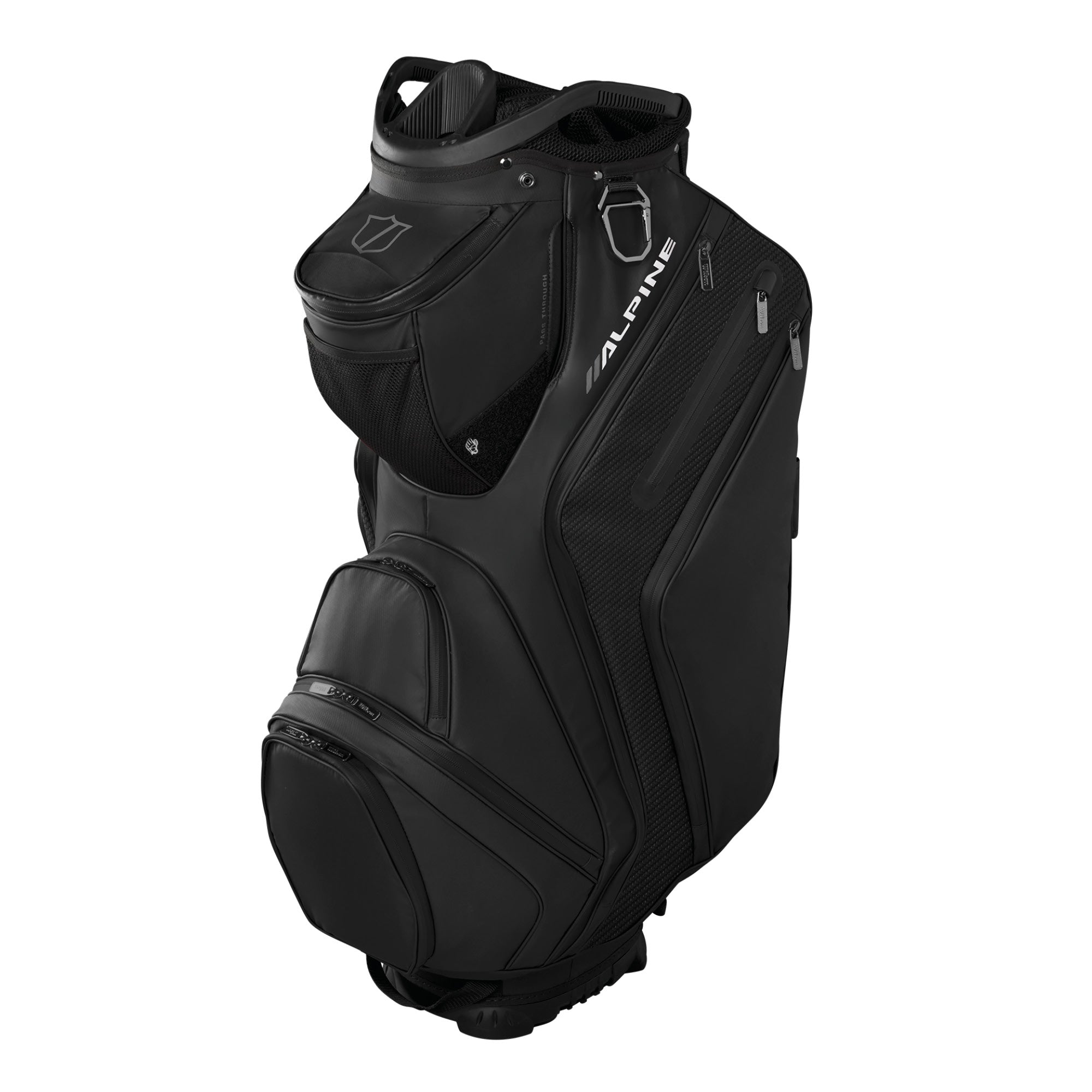 Wilson Alpine Golf Cart Bag - Black & Black