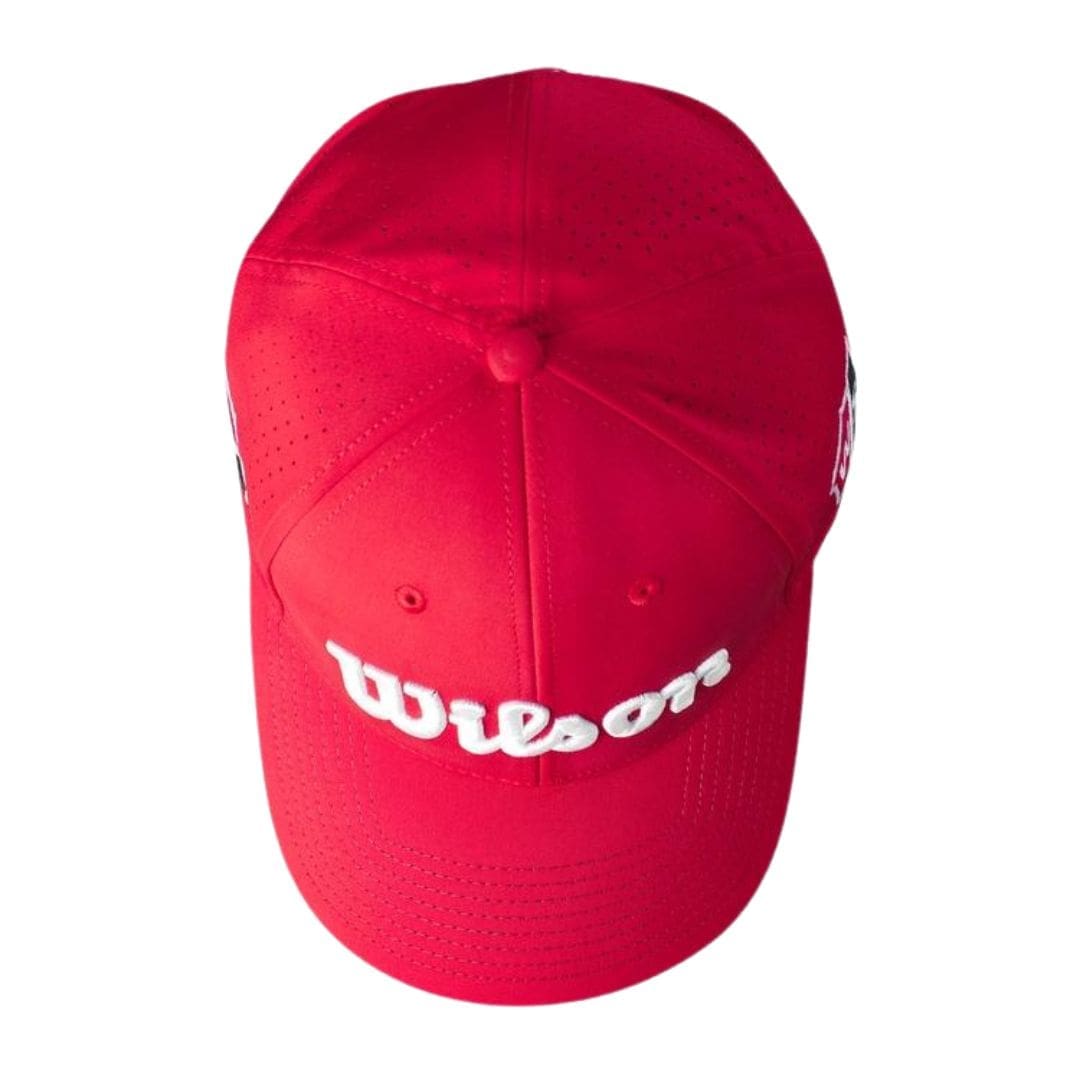 Wilson Performance Mesh Golf Hat (Red)