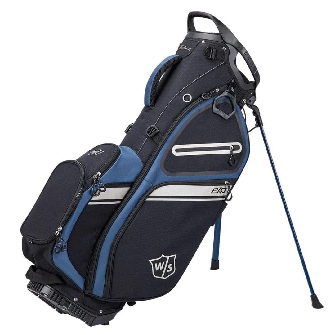 Wilson Staff Exo 2 Golf Carry Bag (Black & Blue)
