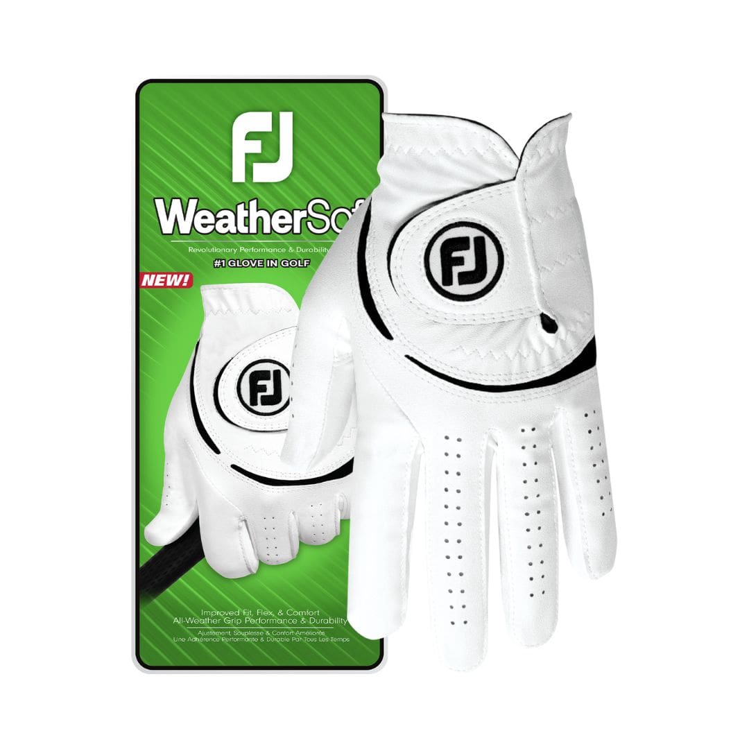 FootJoy WeatherSof Golf Glove (White & Black)
